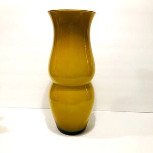 Vtg Barovier & Toso Modernist Art Glass Vase Signed Made in Czech Republic 14”